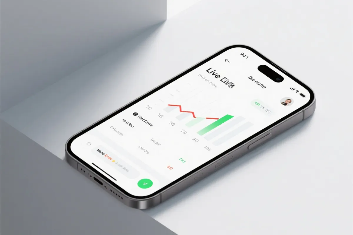 移动端直播示意